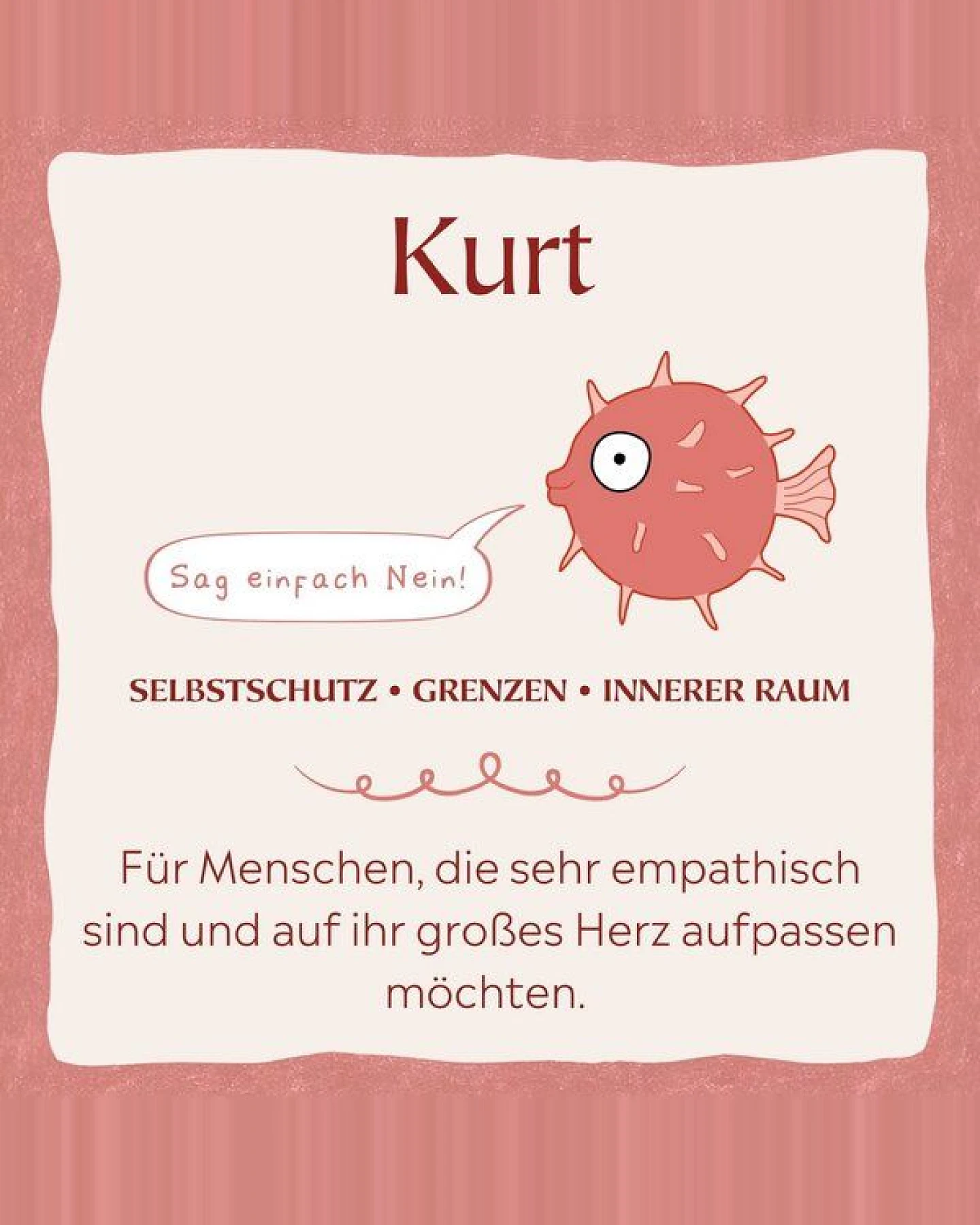 Besticktes T-Shirt – Kurt der Kugelfisch – LIGARTI Tiermanufaktur – Ansicht 3
