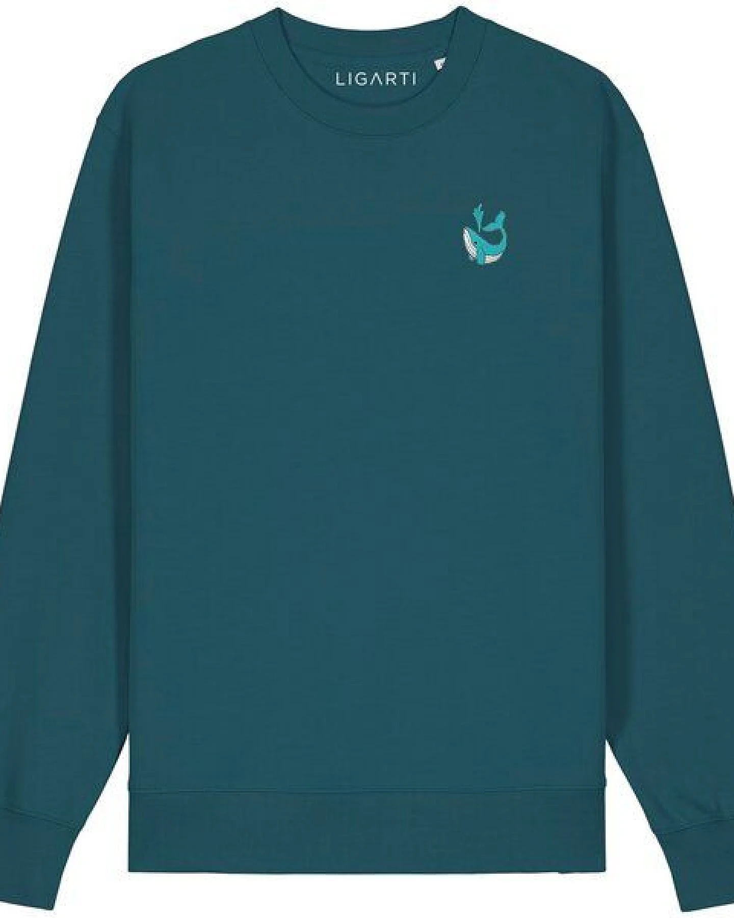 Bestickter Pullover – Walter der Wal – LIGARTI Tiermanufaktur – Ansicht 4