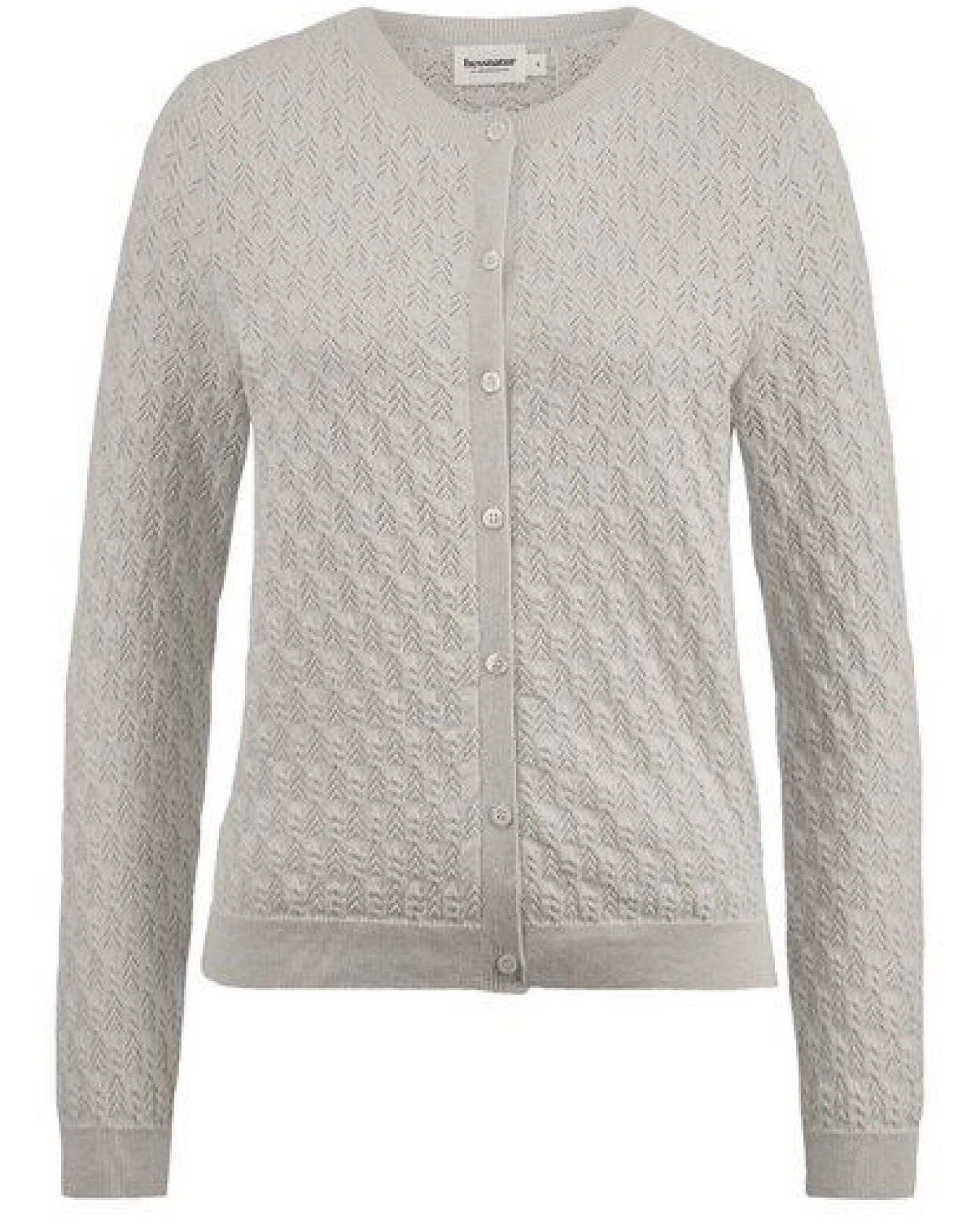 hessnatur Strick Jacke Regular aus Bio-Baumwolle und Schurwolle – Ansicht 3