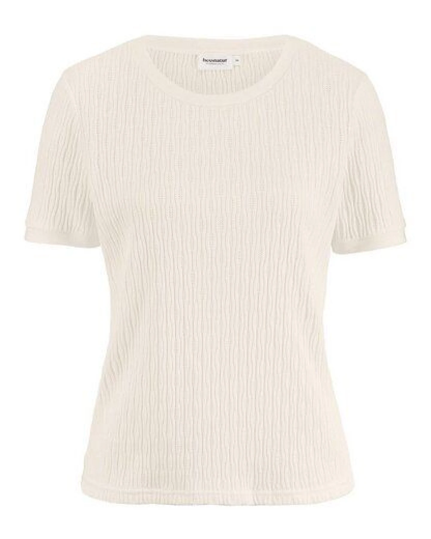 hessnatur Pointelle T-Shirt Regular aus reiner Bio-Baumwolle – Ansicht 3