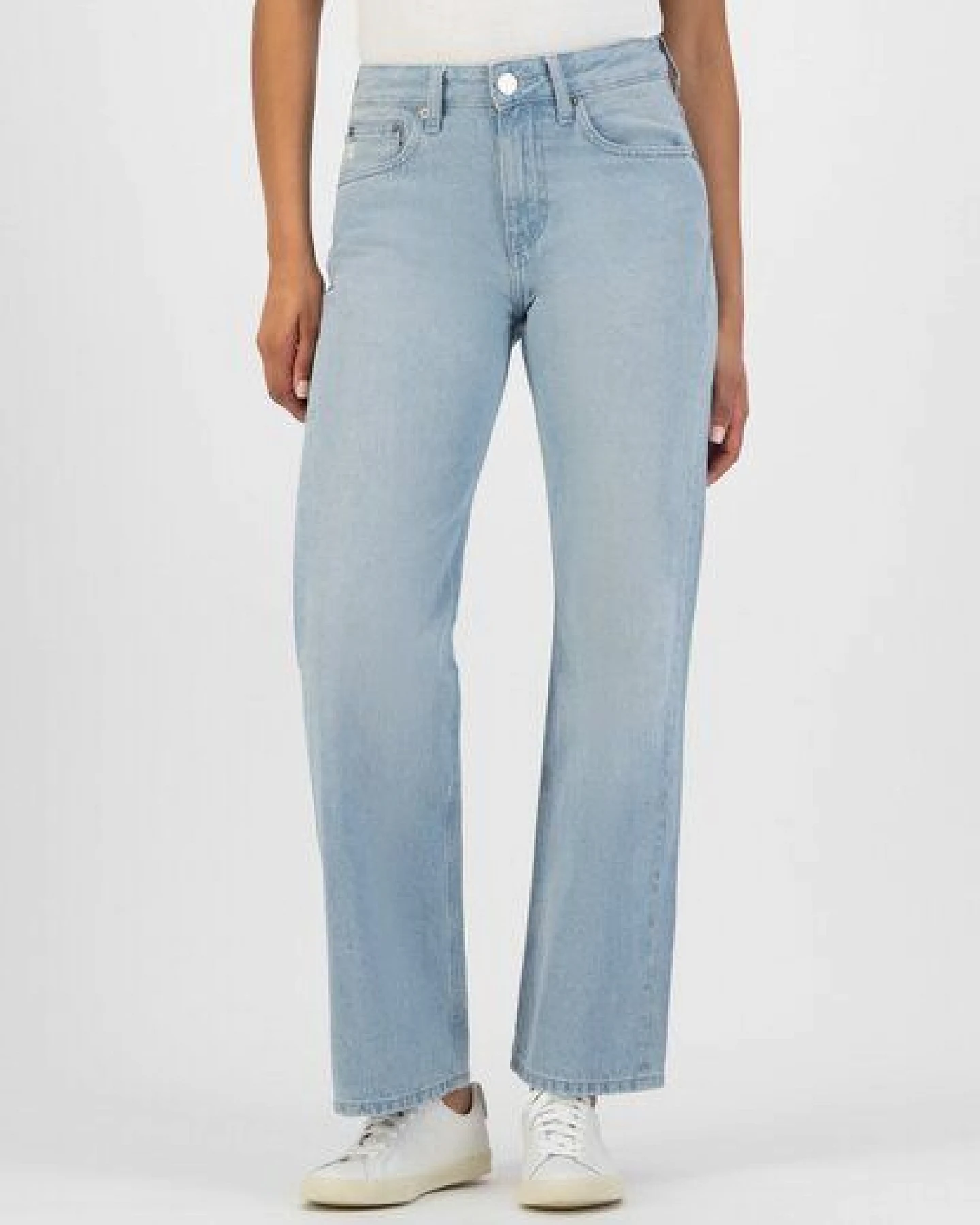 MUD Jeans Damen Jeans "Jamie Mid Loose - Sunny Stone" – Ansicht 2