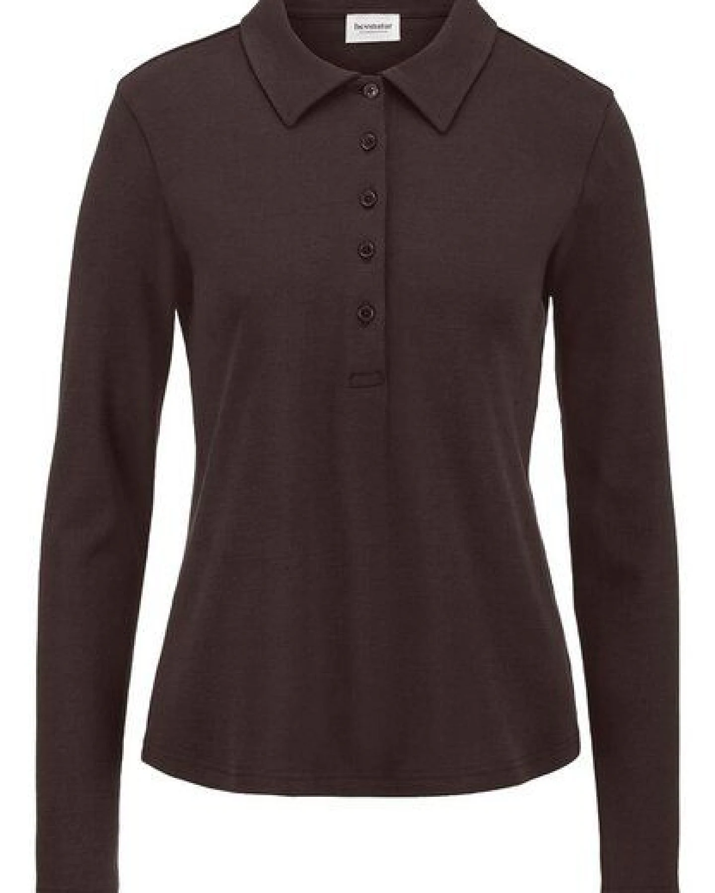 hessnatur Longsleeve Polo Slim aus reiner Bio-Baumwolle – Ansicht 3