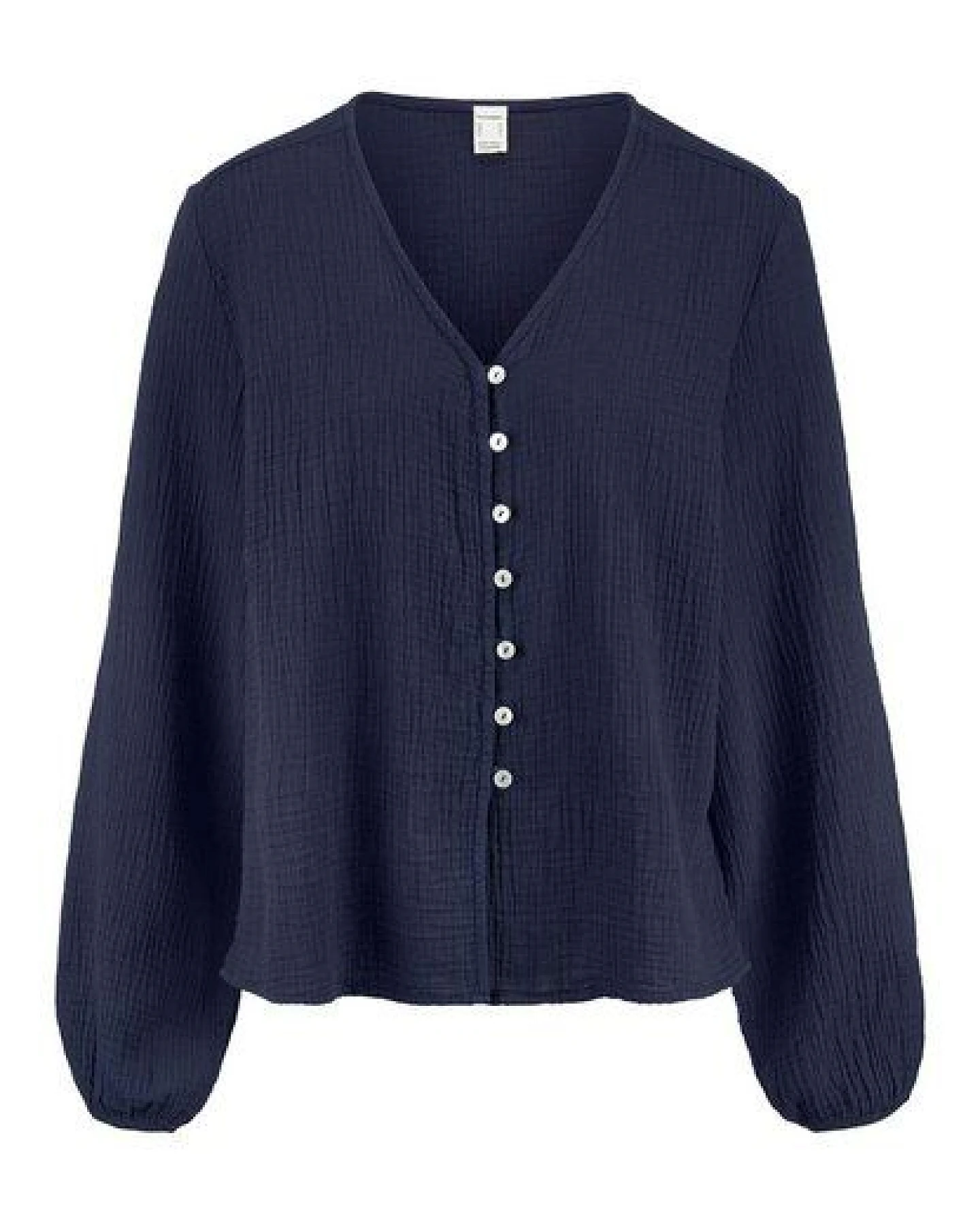 hessnatur Musselin Bluse Relaxed aus reiner Bio-Baumwolle – Ansicht 3