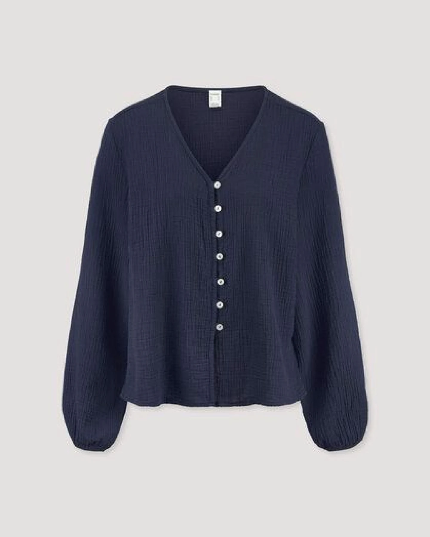 hessnatur Musselin Bluse Relaxed aus reiner Bio-Baumwolle – Ansicht 4