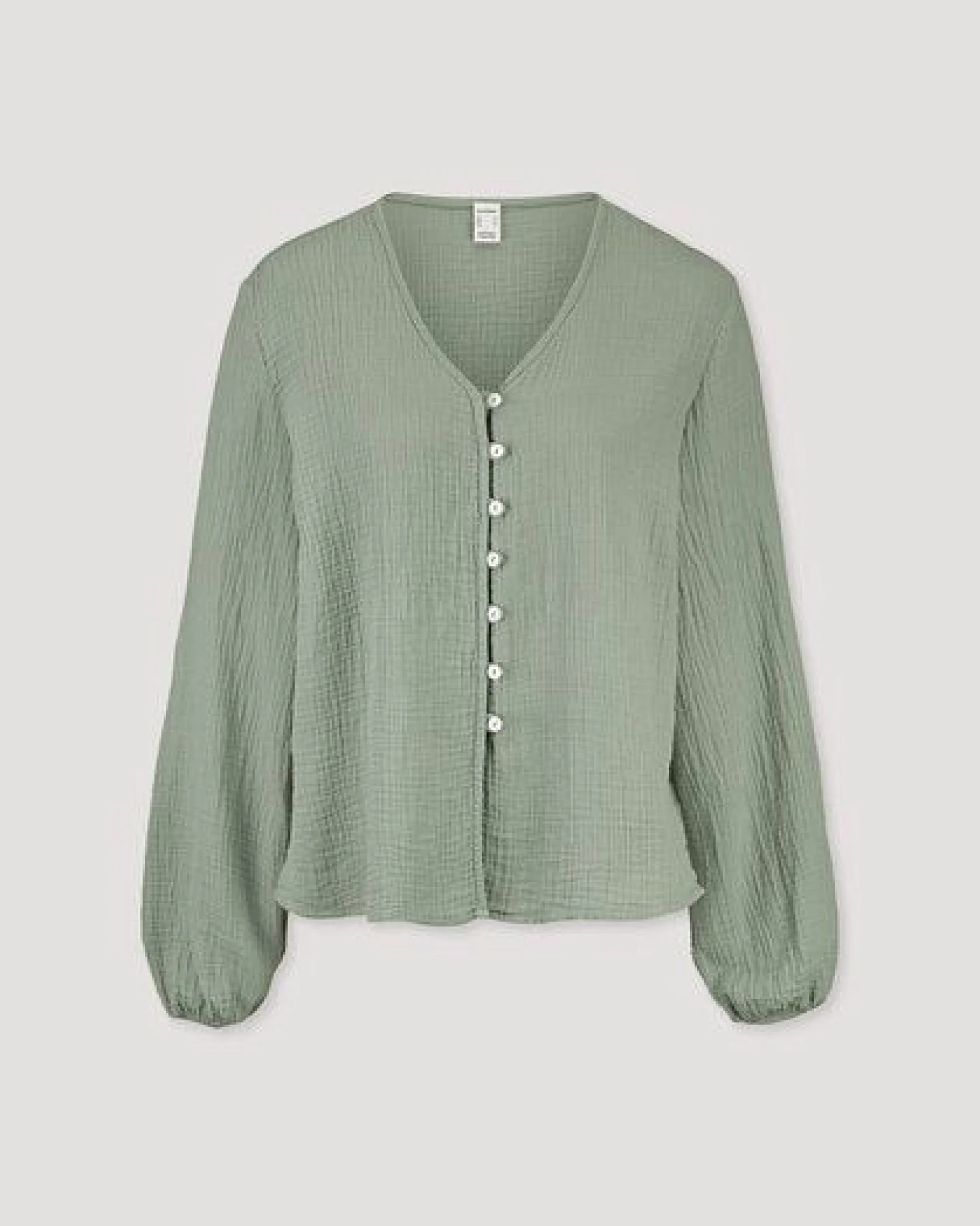 hessnatur Musselin Bluse Relaxed aus reiner Bio-Baumwolle – Ansicht 4