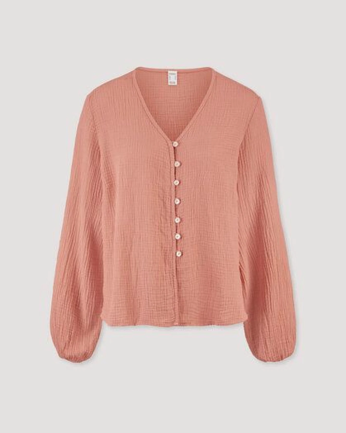 hessnatur Musselin Bluse Relaxed aus reiner Bio-Baumwolle – Ansicht 4
