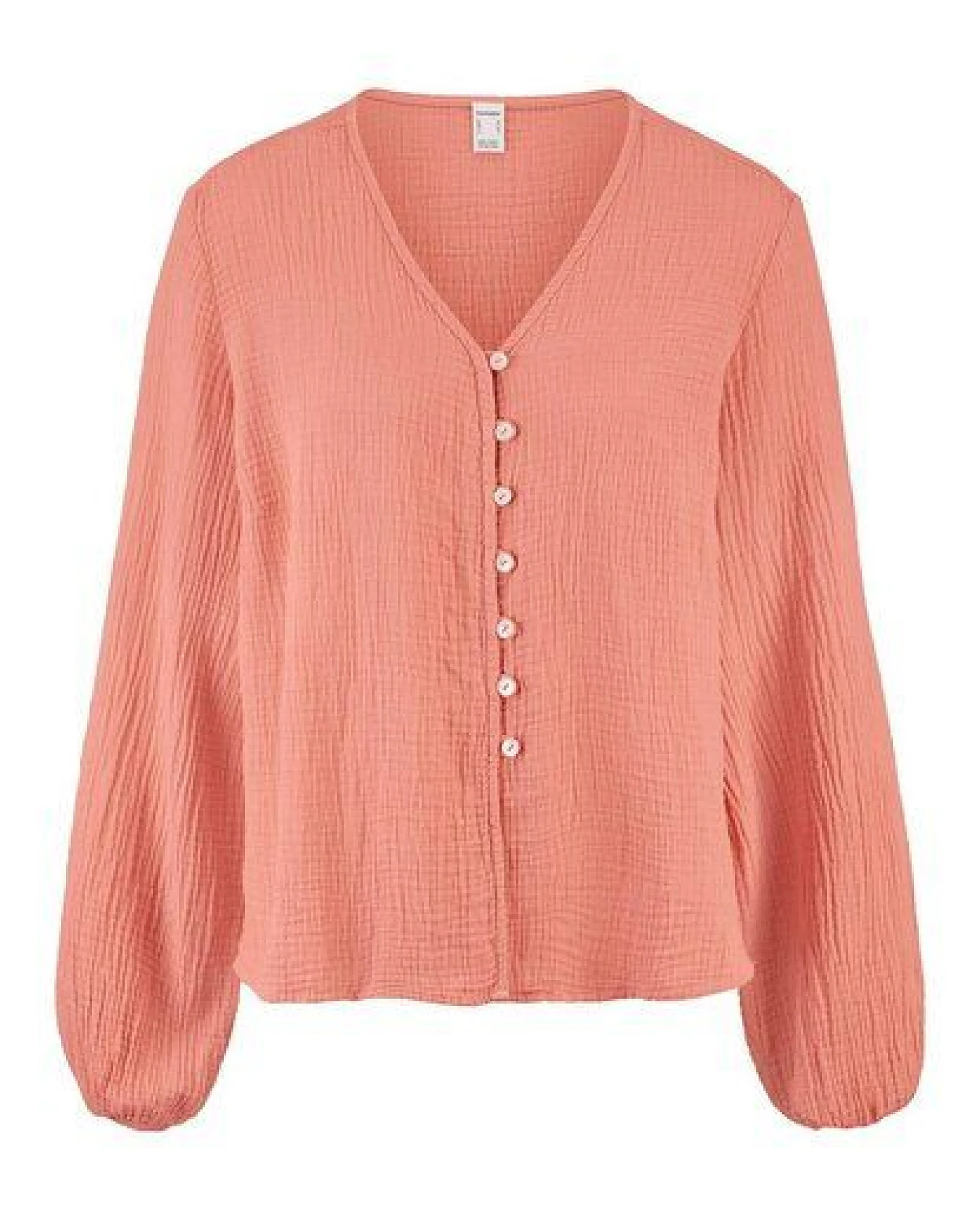 hessnatur Musselin Bluse Relaxed aus reiner Bio-Baumwolle – Ansicht 3