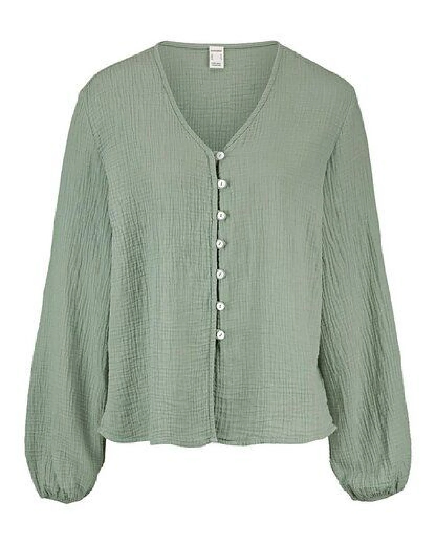 hessnatur Musselin Bluse Relaxed aus reiner Bio-Baumwolle – Ansicht 3