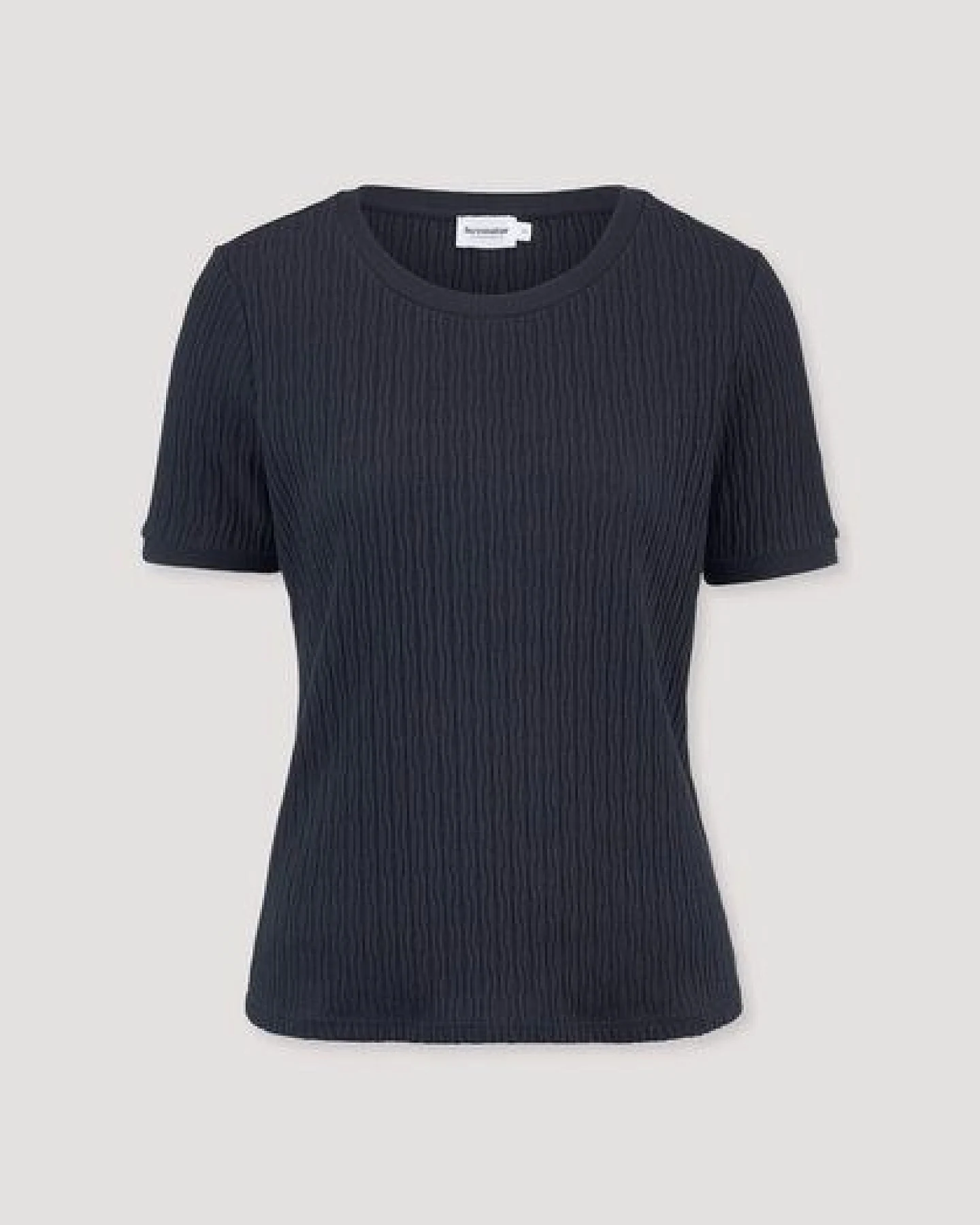 hessnatur Pointelle T-Shirt Regular aus reiner Bio-Baumwolle – Ansicht 4