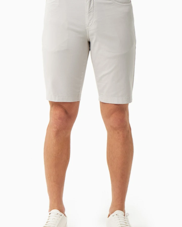 ORGANICATION Herren vegan Shorts Regular Fit Hellgrau