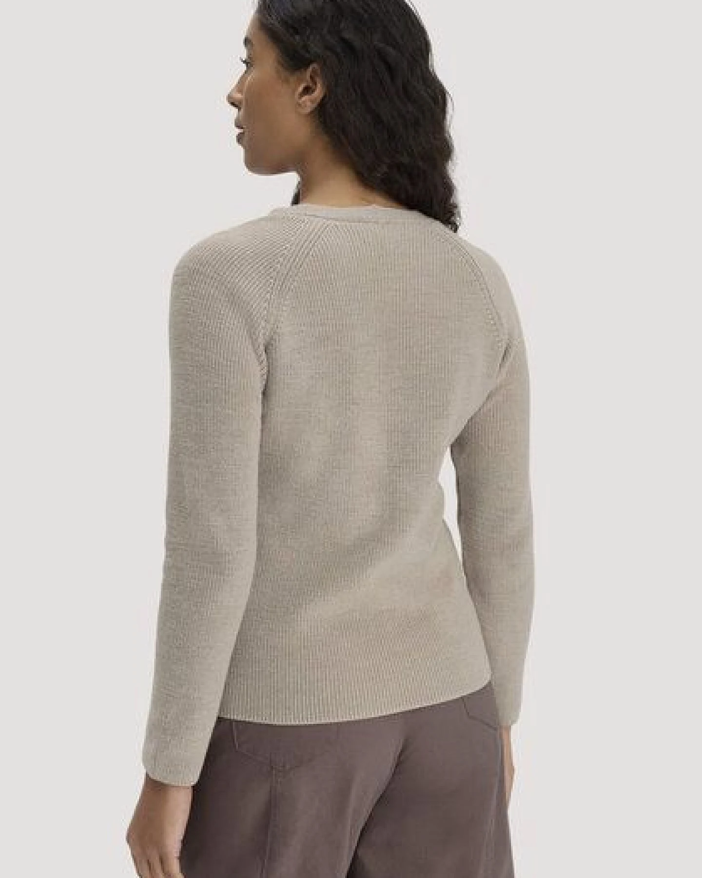 hessnatur Strick Pullover Regular aus reiner Bio-Baumwolle – Ansicht 2