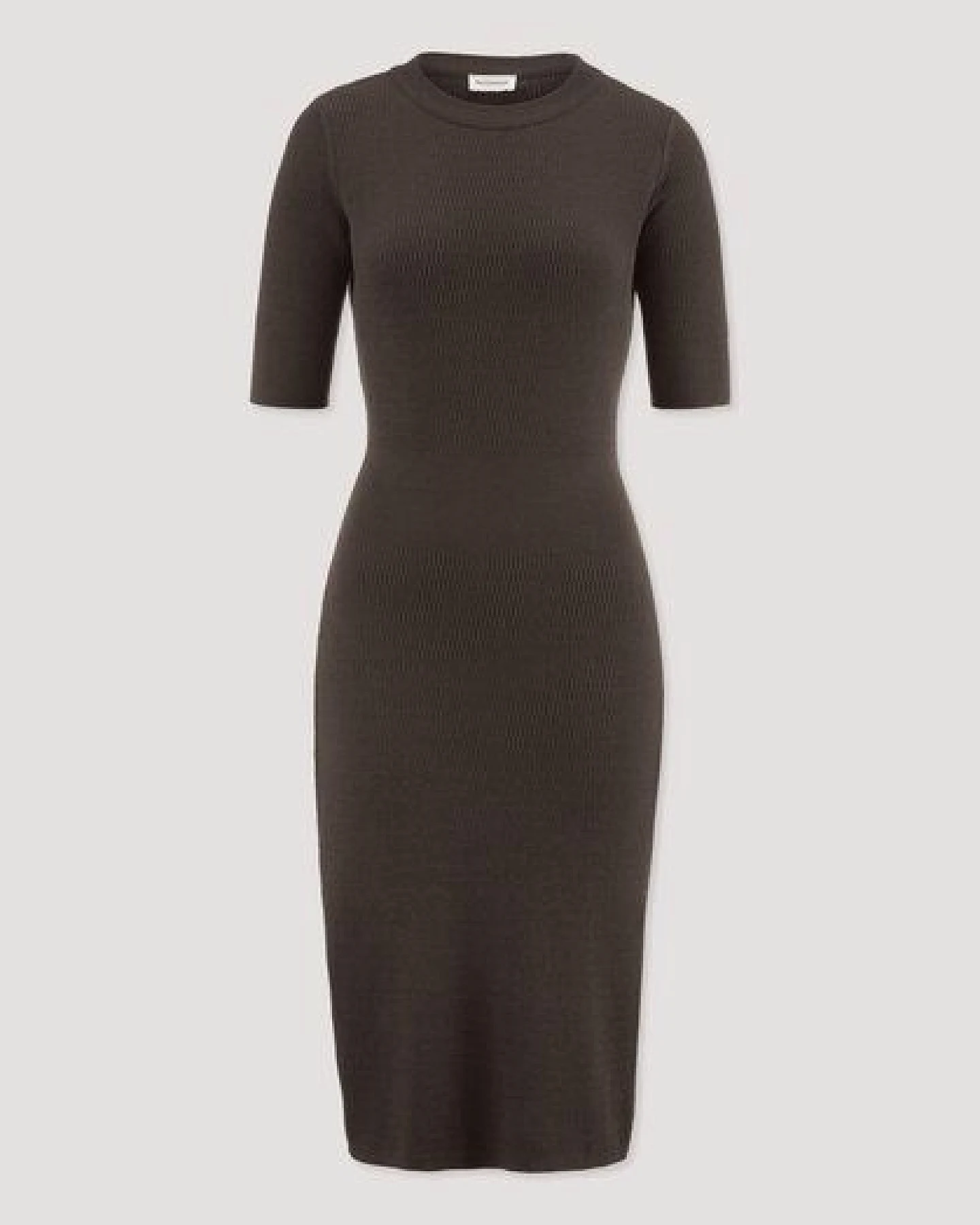 hessnatur Strick Kleid Regular aus Bio-Baumwolle und Wolle – Ansicht 4