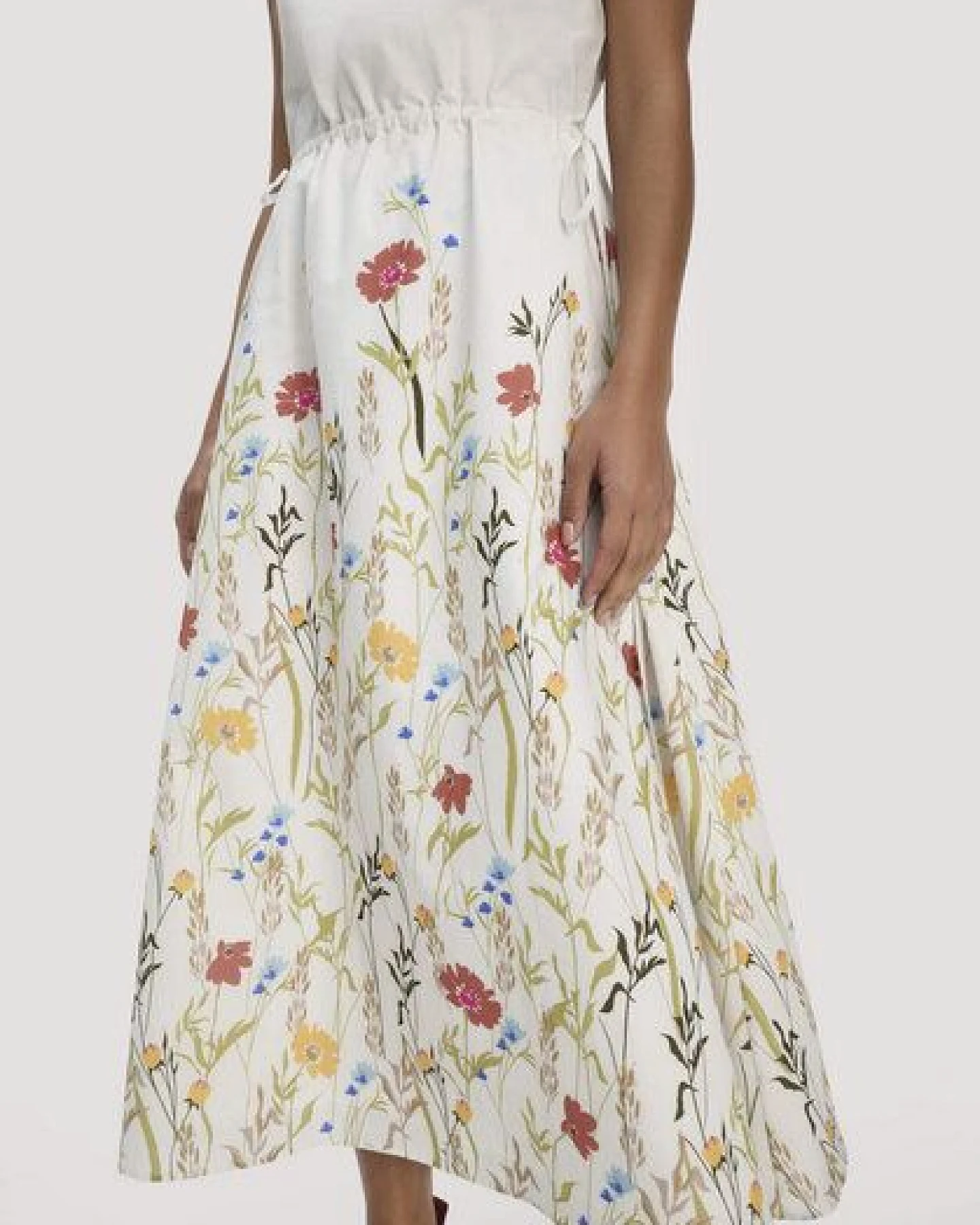 hessnatur Kleid A-Linie Midi aus reiner Bio-Baumwolle – Ansicht 2