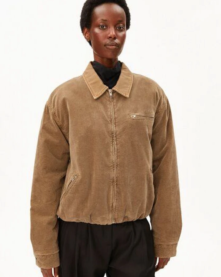 Produktseite: ARMEDANGELS PADDED CORD ICONIC Å Damen Kordjacke aus Bio-Baumwoll Mix