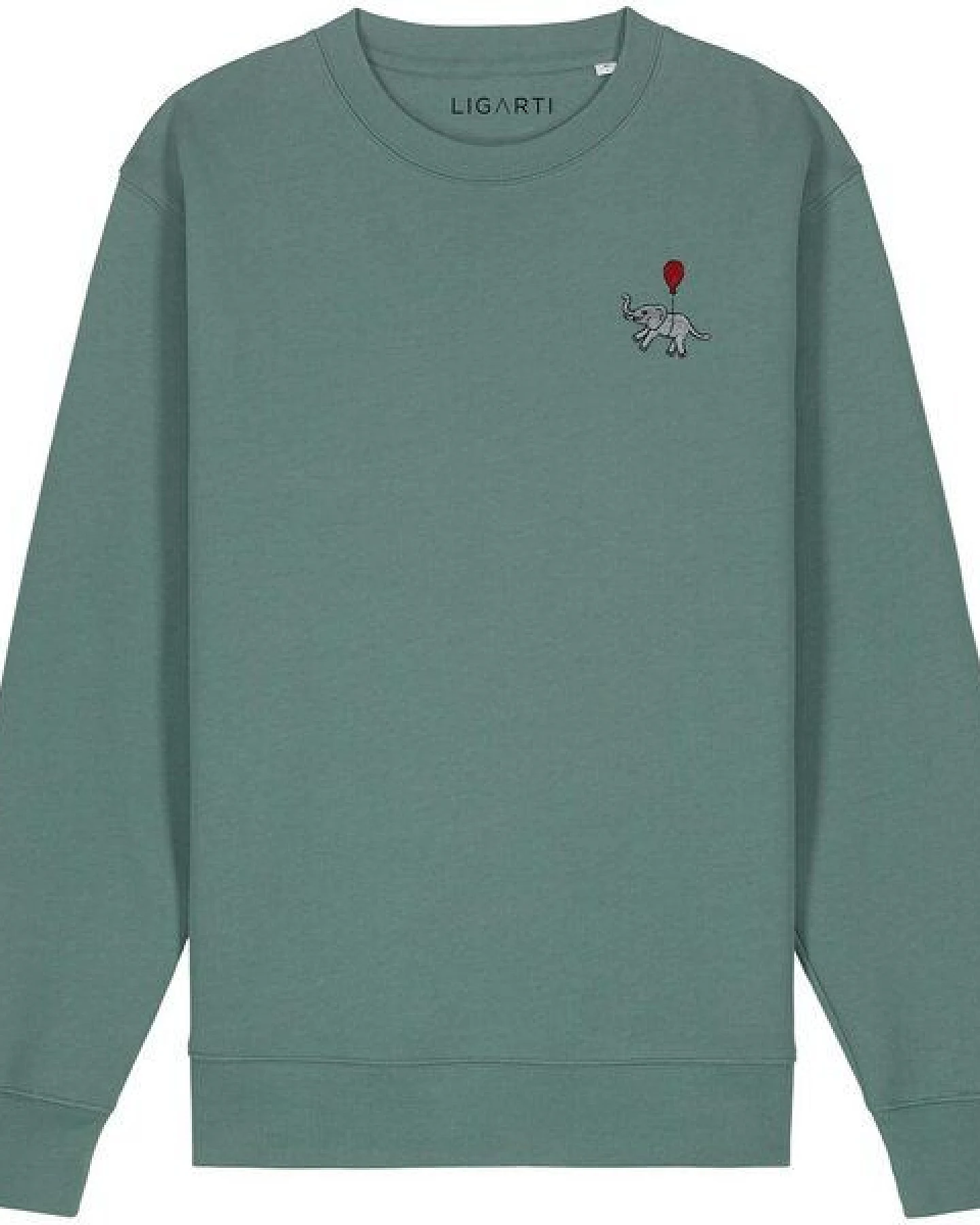 Bestickter Pullover – Tuffi der Elefant – LIGARTI Tiermanufaktur – Ansicht 3