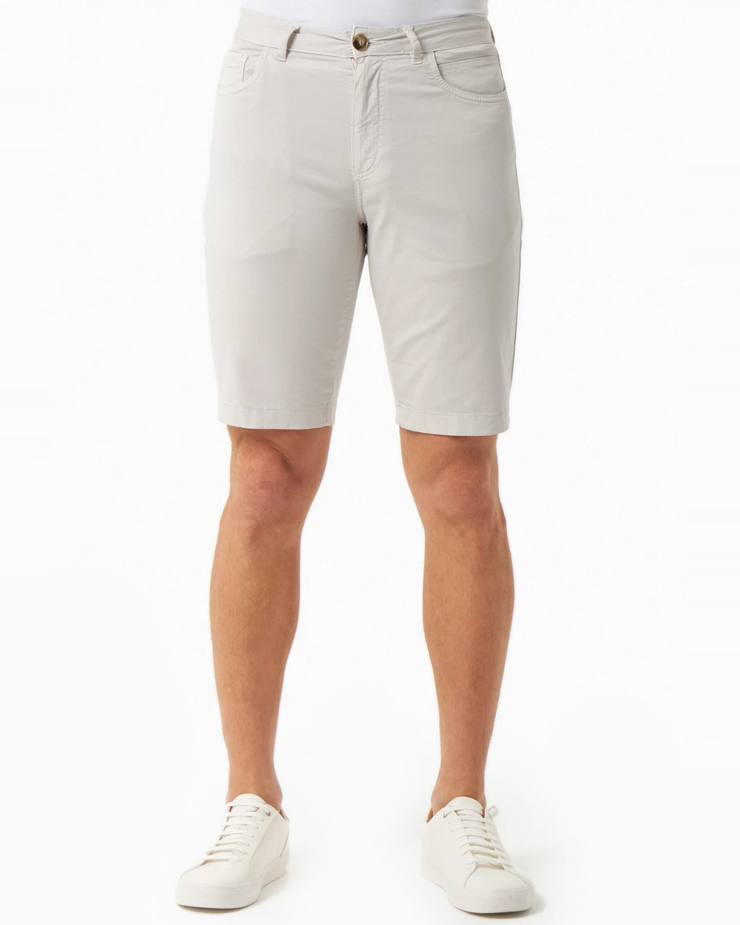 ORGANICATION Herren vegan Shorts Regular Fit Hellgrau – Ansicht 2