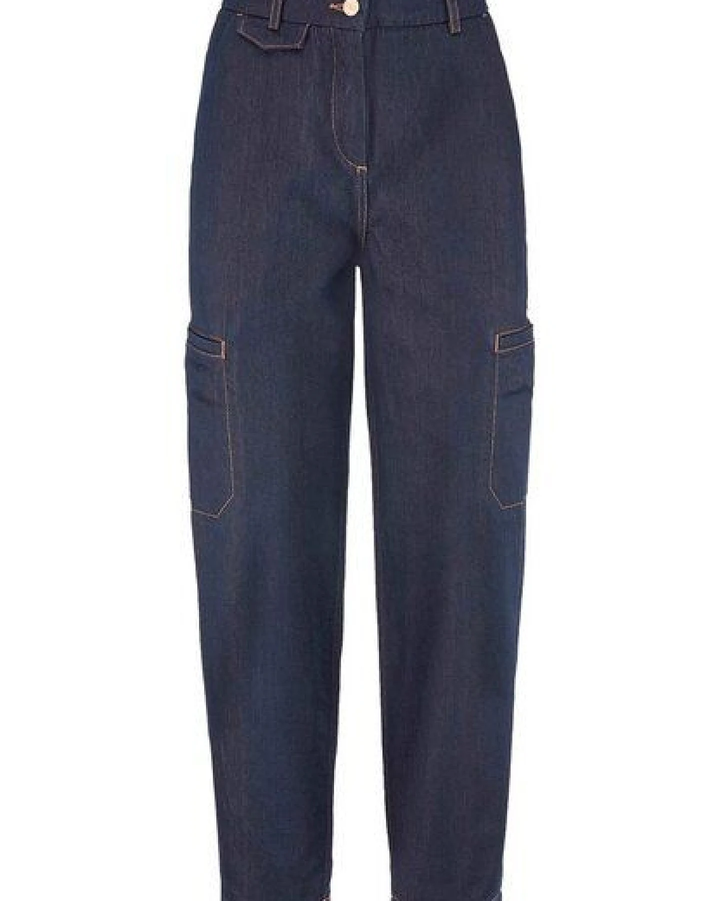 hessnatur Jeans Cargo Barrel Leg aus reinem Bio-Denim – Ansicht 3