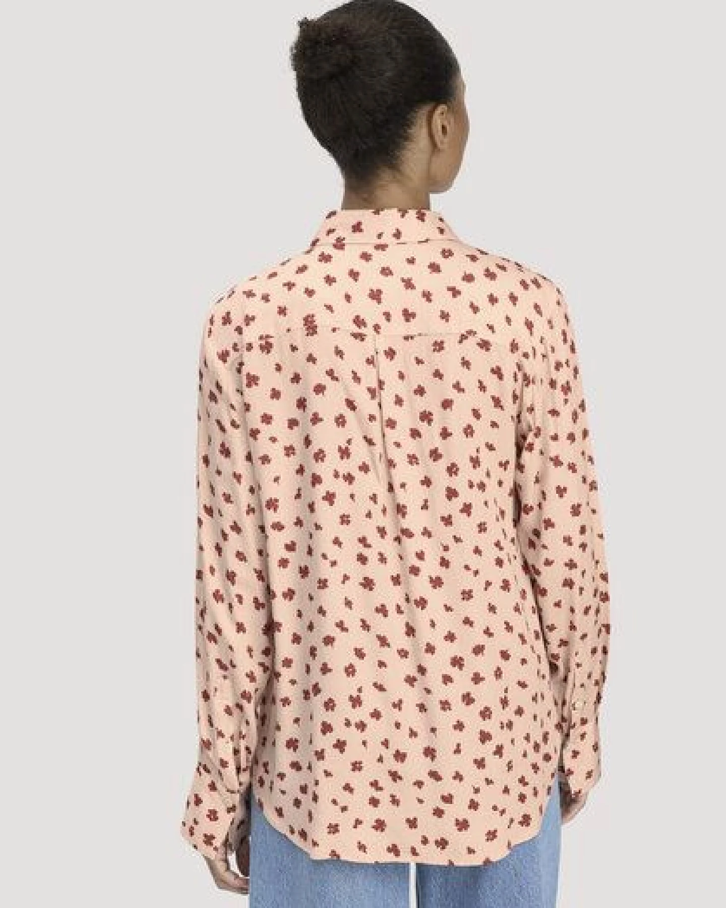 hessnatur Print Bluse Relaxed aus reiner LENZING ECOVERO Viskose – Ansicht 2