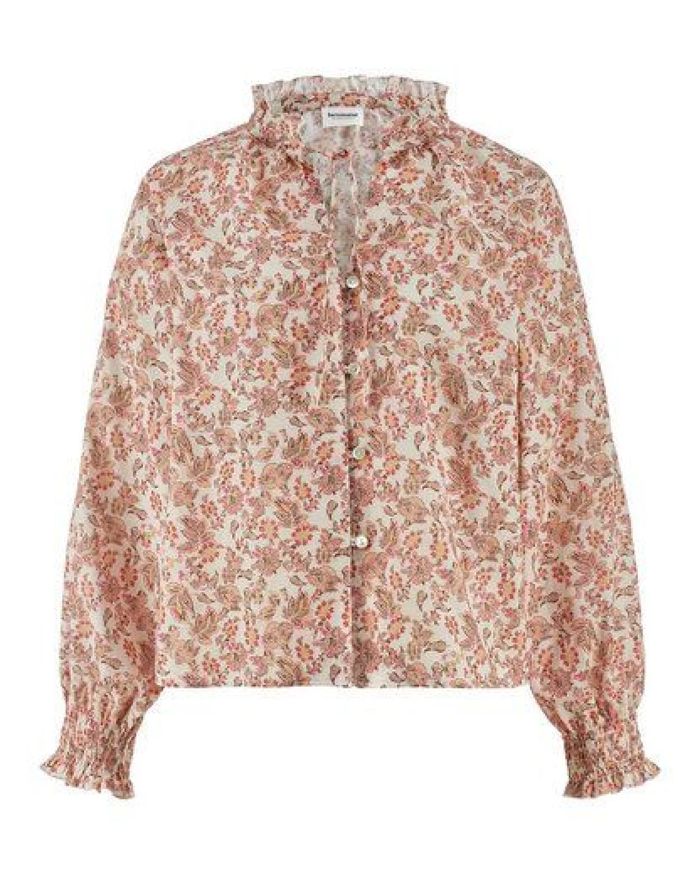 hessnatur Print Bluse Relaxed aus reiner Bio-Baumwolle – Ansicht 3