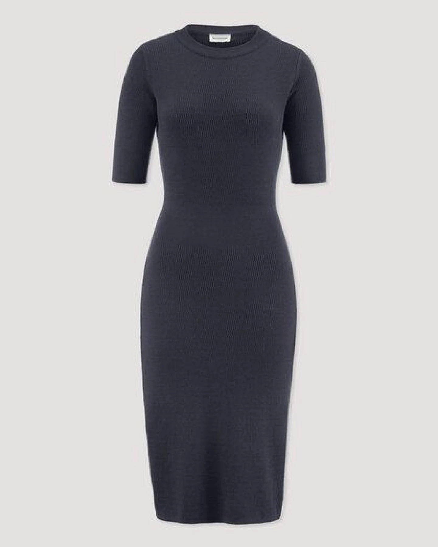 hessnatur Strick Kleid Regular aus Bio-Baumwolle und Wolle – Ansicht 4