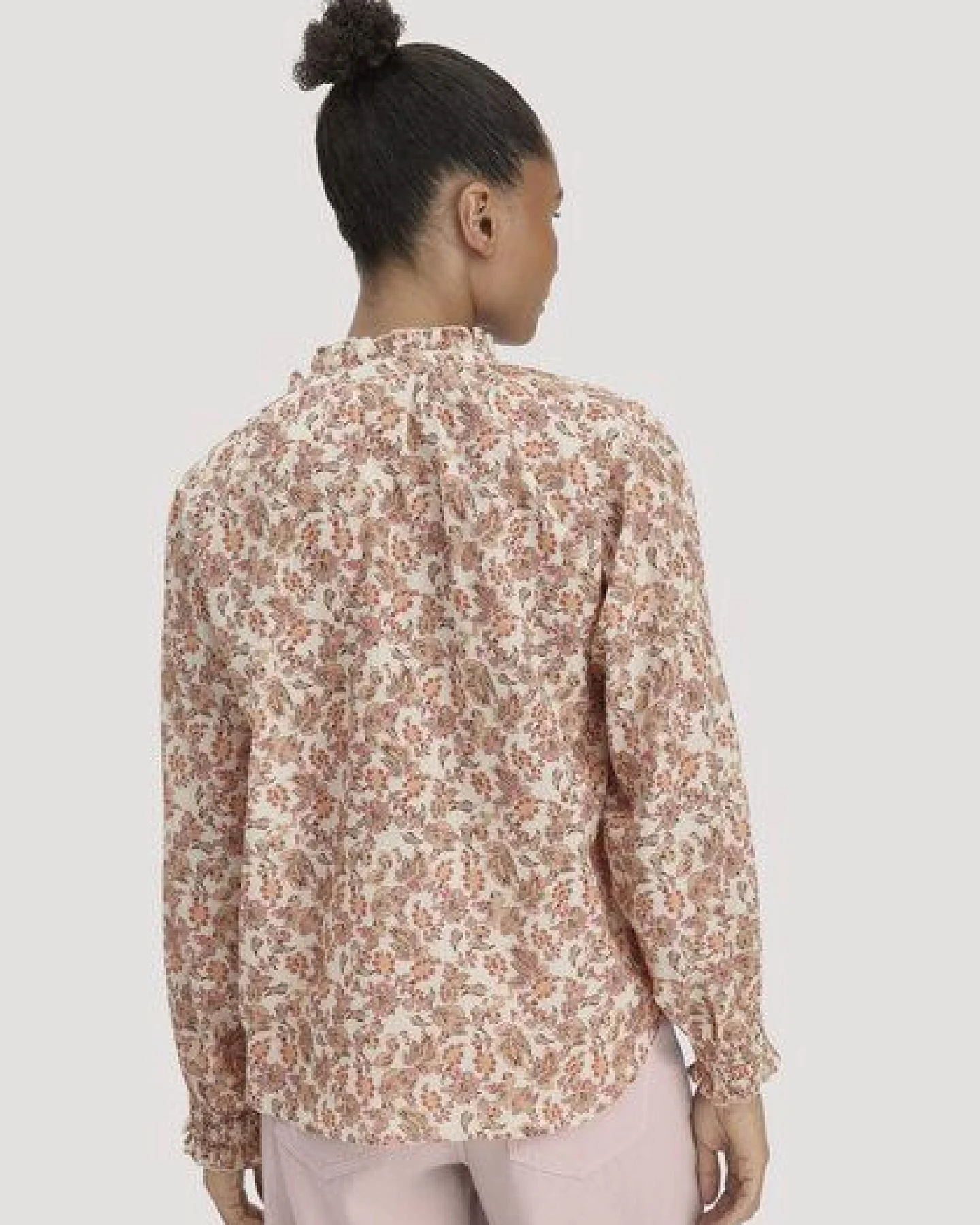 hessnatur Print Bluse Relaxed aus reiner Bio-Baumwolle – Ansicht 2