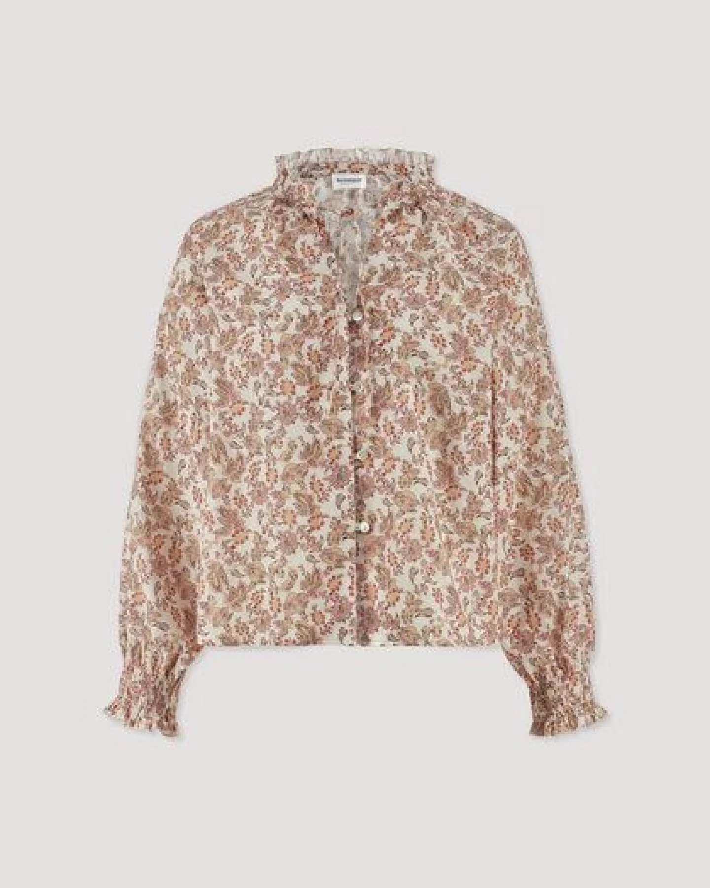 hessnatur Print Bluse Relaxed aus reiner Bio-Baumwolle – Ansicht 4