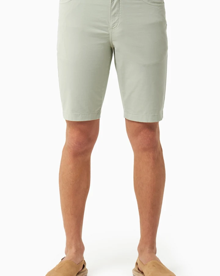 ORGANICATION Herren vegan Shorts Regular Fit Moosgrün