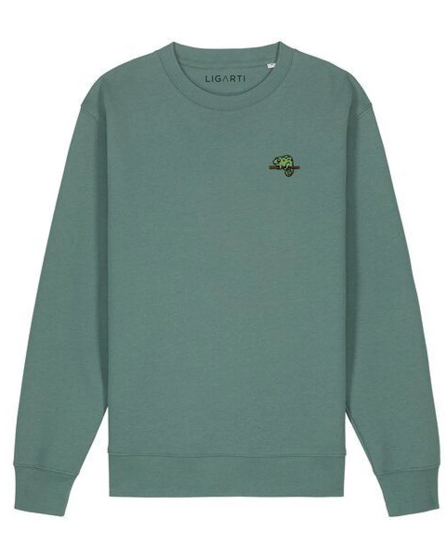 Bestickter Pullover – Mareike das Chamäleon – LIGARTI Tiermanufaktur – Ansicht 3