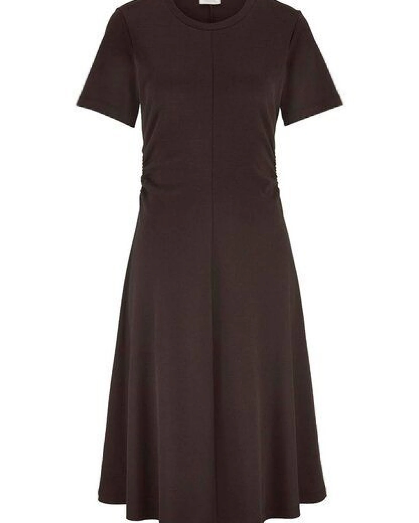 hessnatur Jersey Kleid Kniebedeckend Slim aus reiner Bio-Baumwolle – Ansicht 3