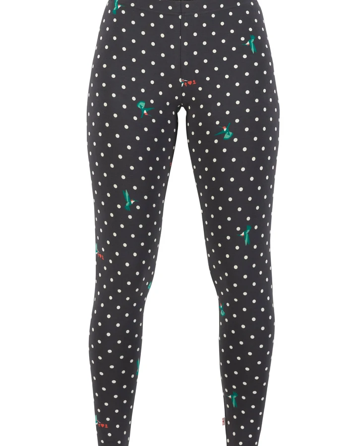 Baumwoll-Leggings kiss me quick