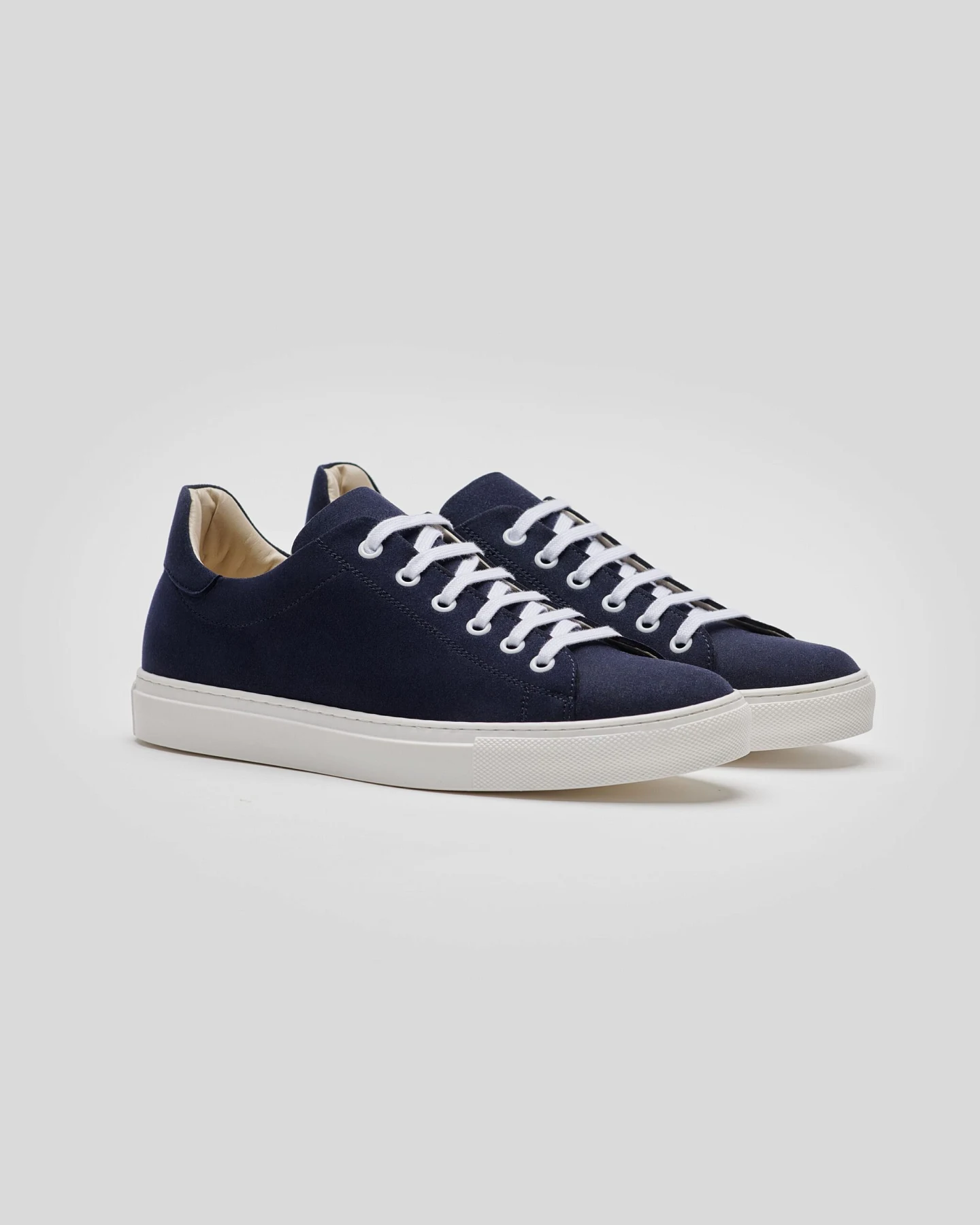 Solari Milano Herren vegan Sneaker G1 Vegan Suede Blue – Ansicht 2