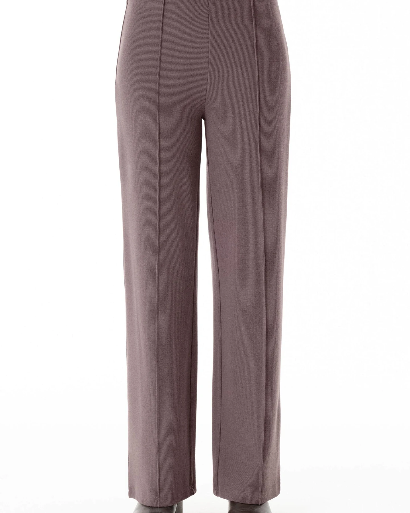 ORGANICATION Damen vegan Hose High Waist Cocoa Powder Braun – Ansicht 2