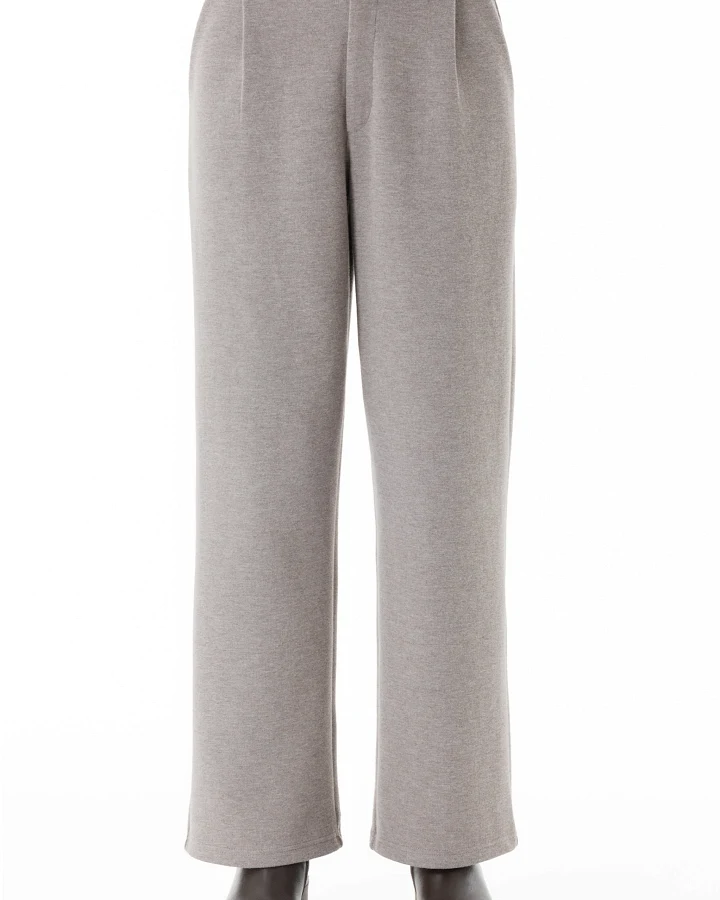 ORGANICATION Damen vegan Hose Straight Cocoa Melange