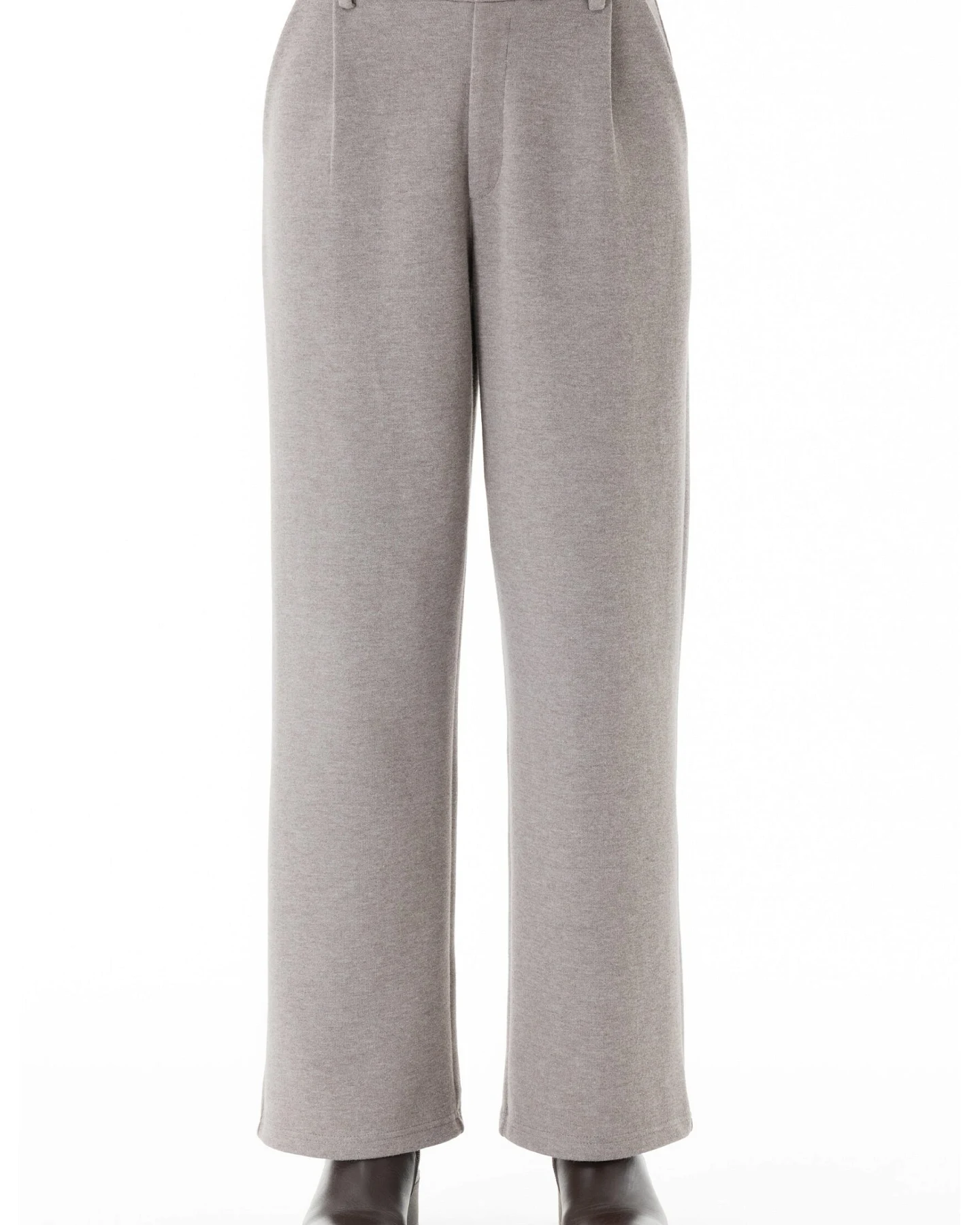 ORGANICATION Damen vegan Hose Straight Cocoa Melange – Ansicht 2