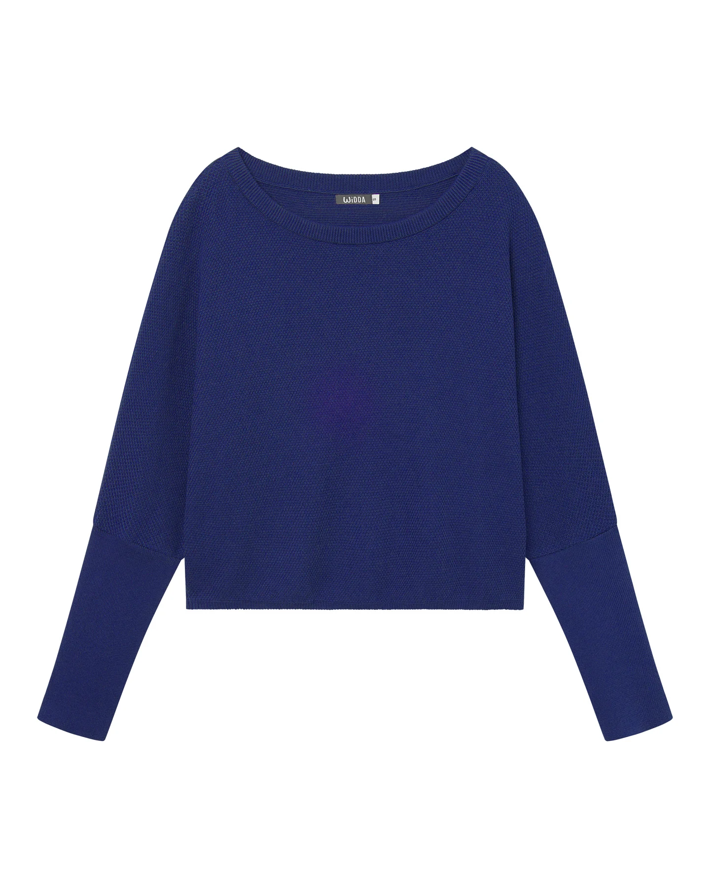 WiDDA Damen vegan Pullover Aus Grobem Strick Königsblau – Ansicht 2