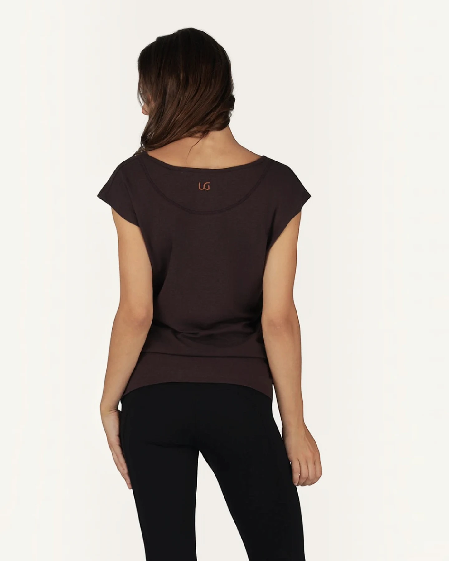 Urban Goddess Asana Tee - Coffee XS/S – Ansicht 3