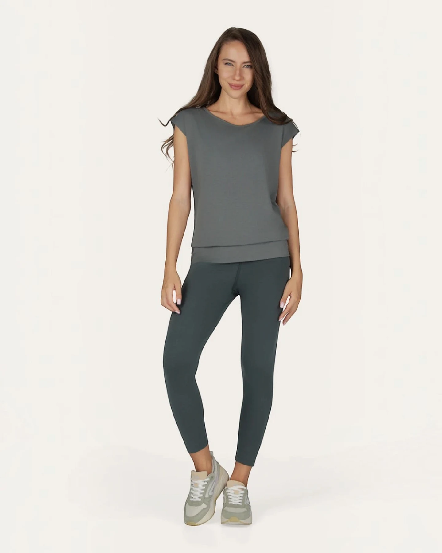 Urban Goddess Asana Tee - Jade M/L – Ansicht 4
