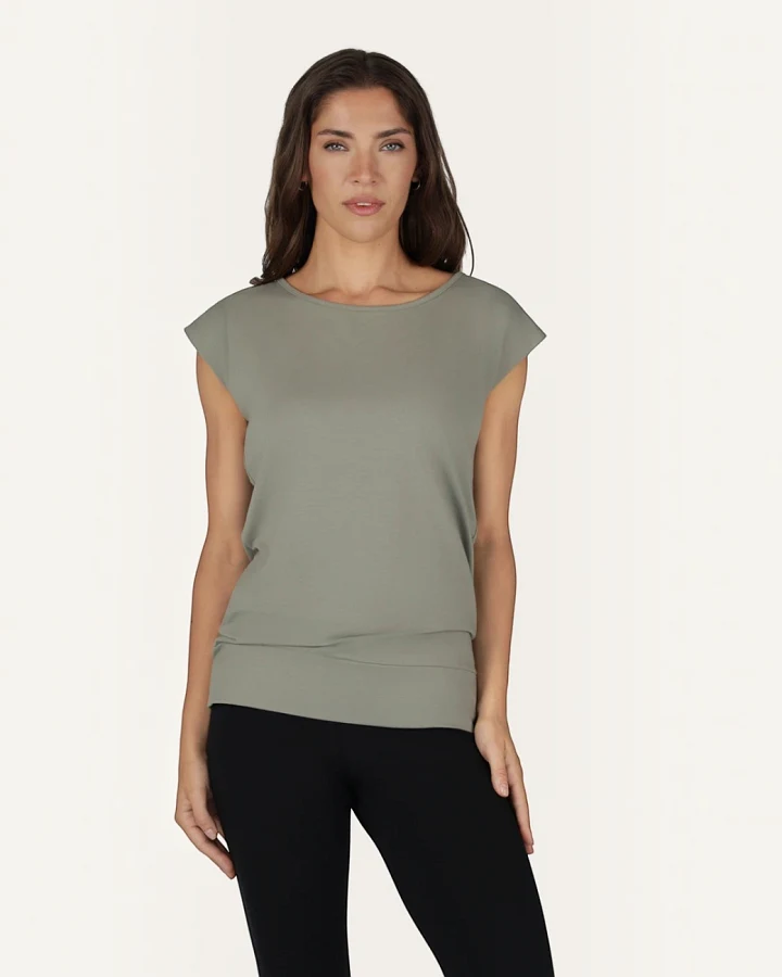 Produktseite: Urban Goddess Asana Tee - Smokey Quartz M/L
