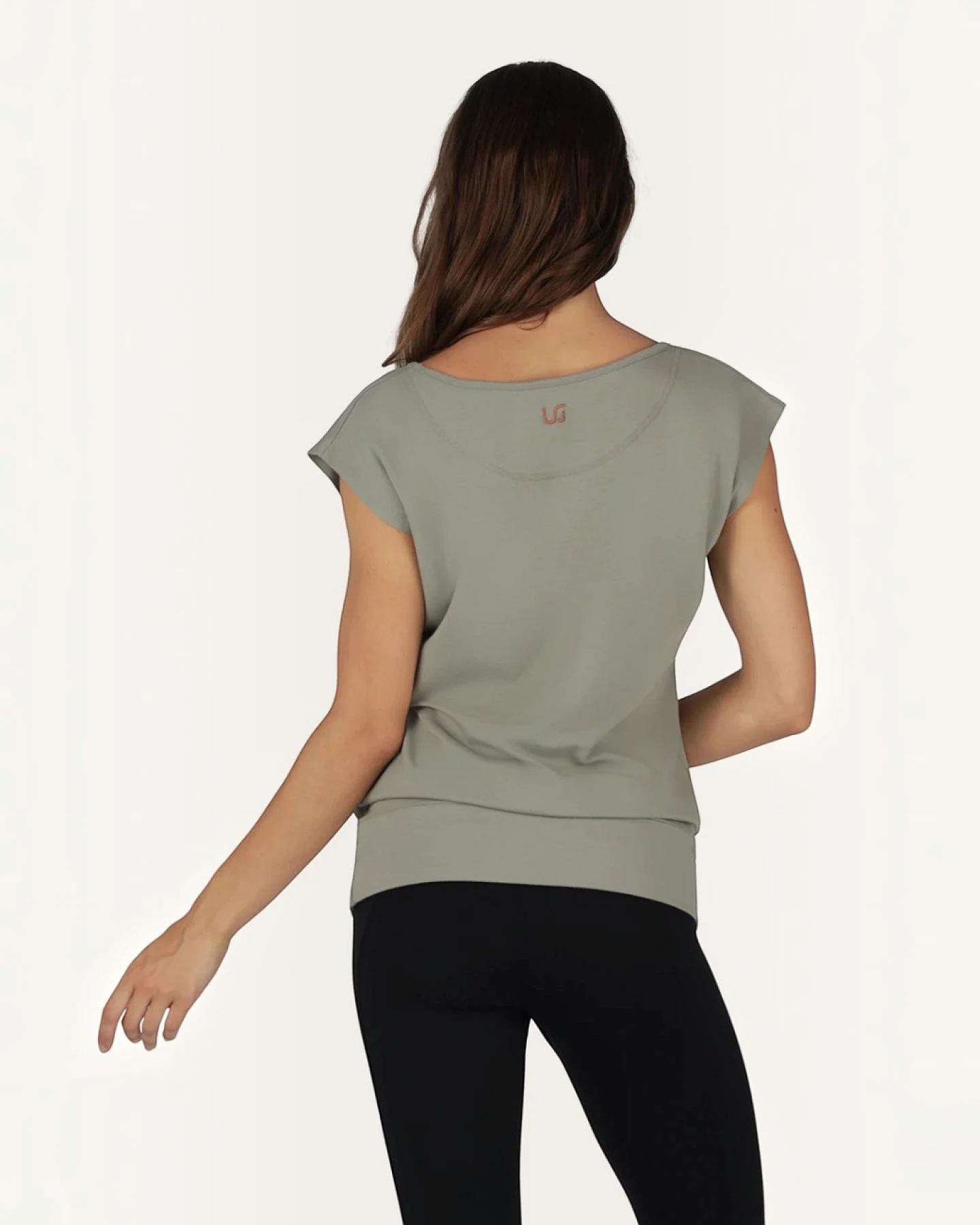 Urban Goddess Asana Tee - Smokey Quartz M/L – Ansicht 4