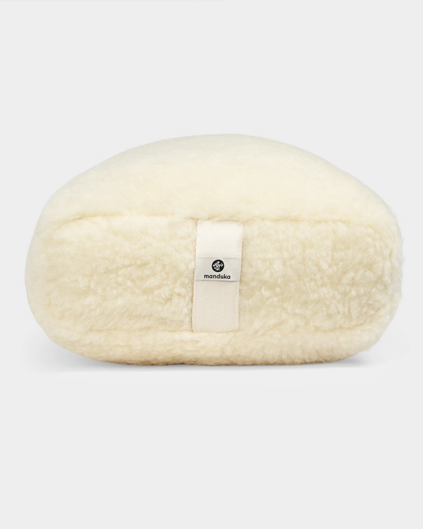 Manduka Yogabolster Eckig Wolle - Natural – Ansicht 2