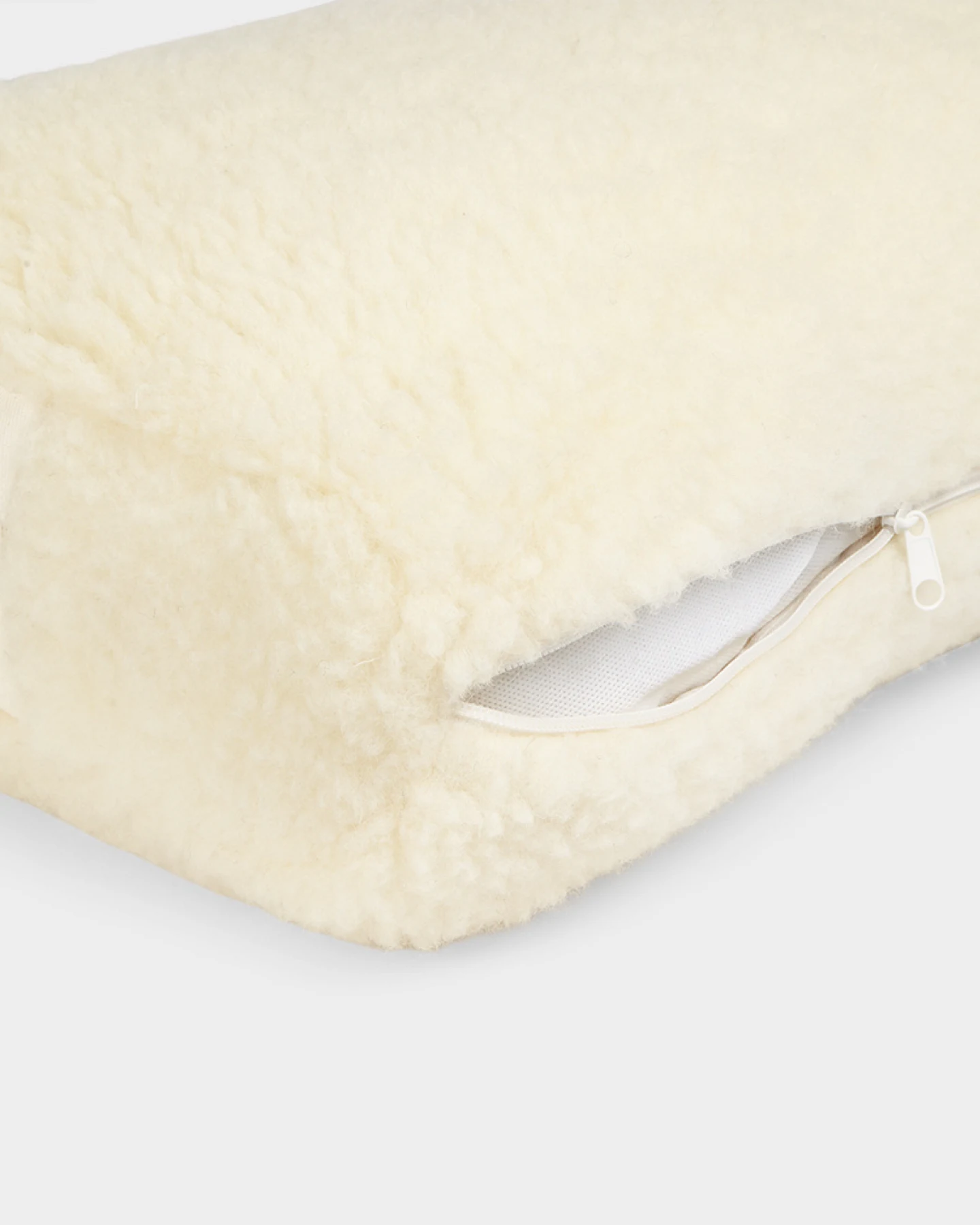 Manduka Yogabolster Eckig Wolle - Natural – Ansicht 4