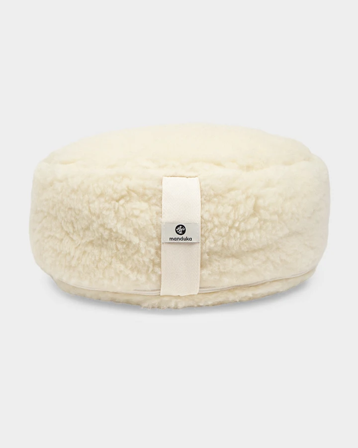 Manduka Meditationskissen - Wool Natural
