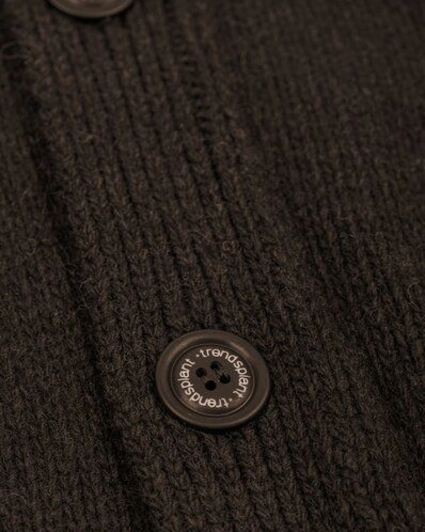 Trendsplant Relleu Cardigan Chocolate – Ansicht 3