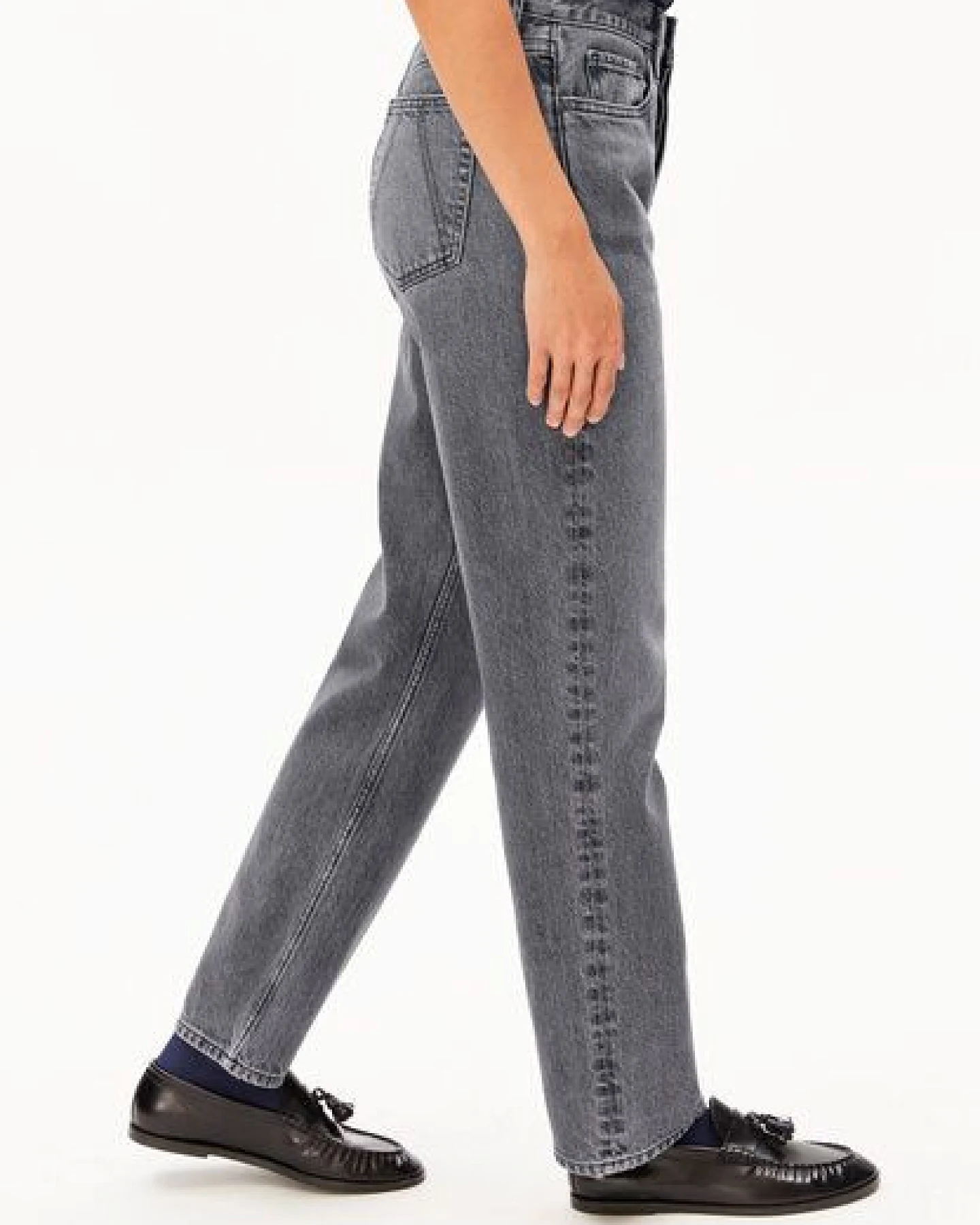 ARMEDANGELS AAIKALA Damen Straight Jeans High Waist recycelte Baumwolle – Ansicht 4