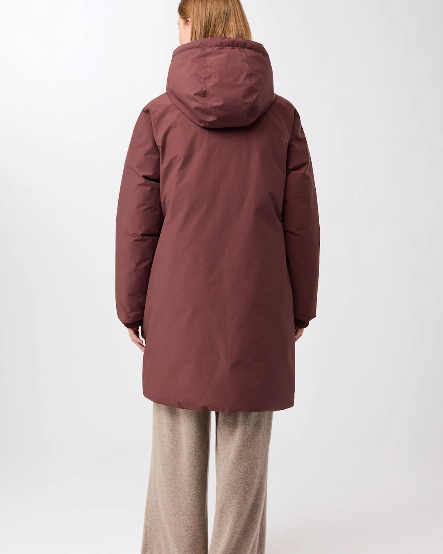 Jacke Lang Mit Kapuze – Ansicht 4