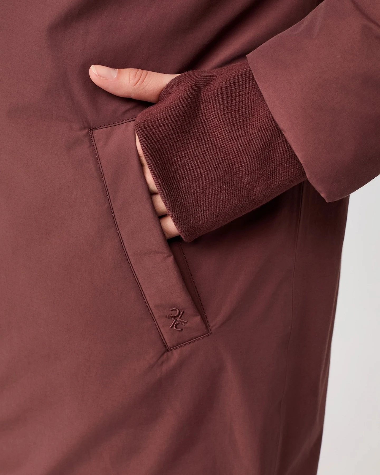 Jacke Lang Mit Kapuze – Ansicht 6