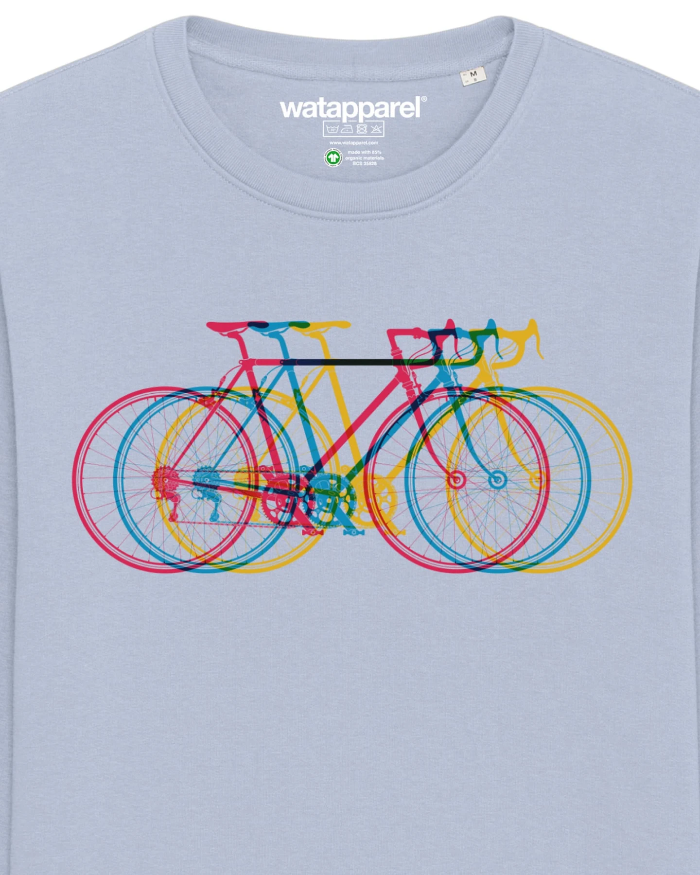 Watapparel Sweatshirt Fahrräder – Ansicht 3