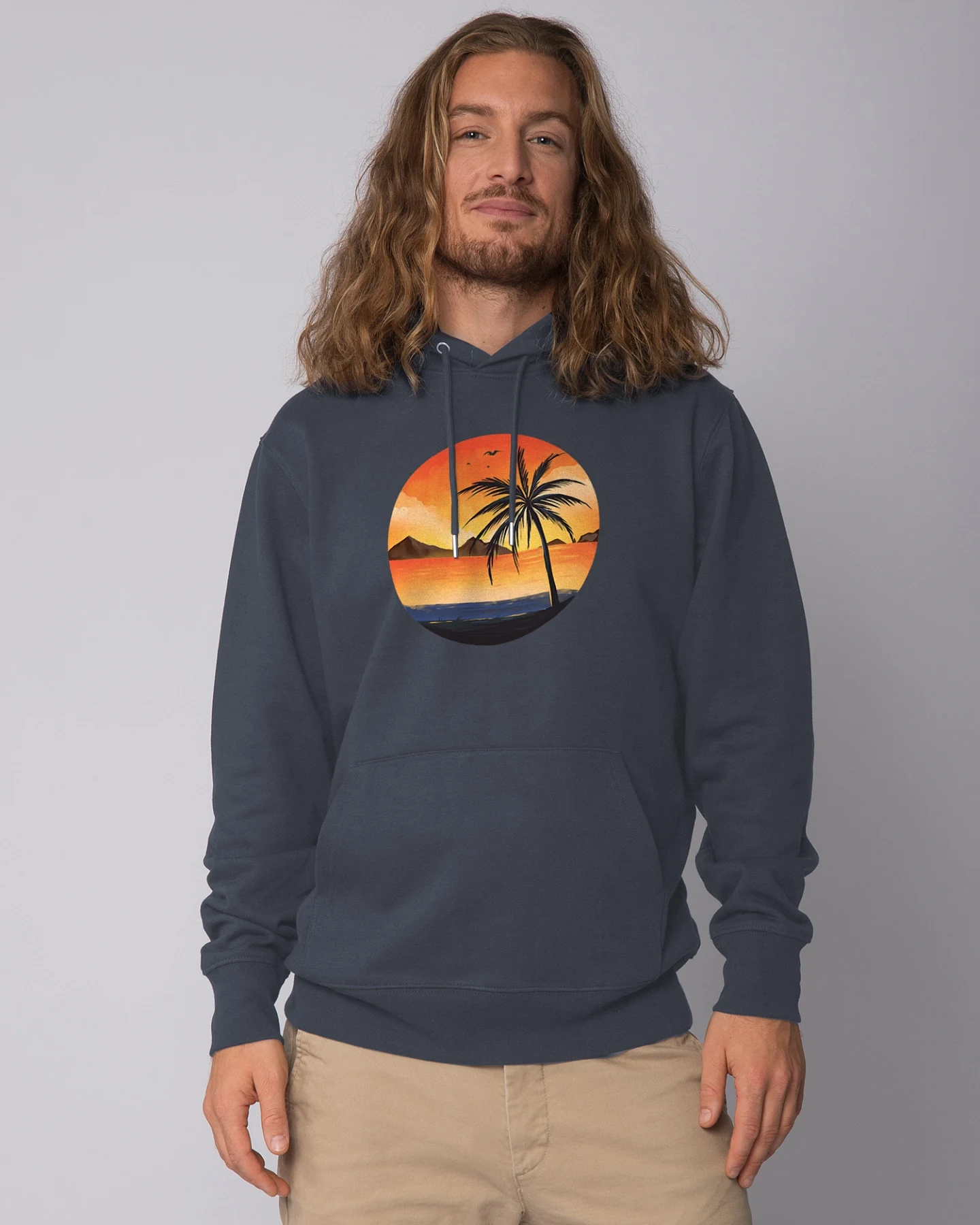 Watapparel Sweatshirt Sunset on palm beach – Ansicht 2