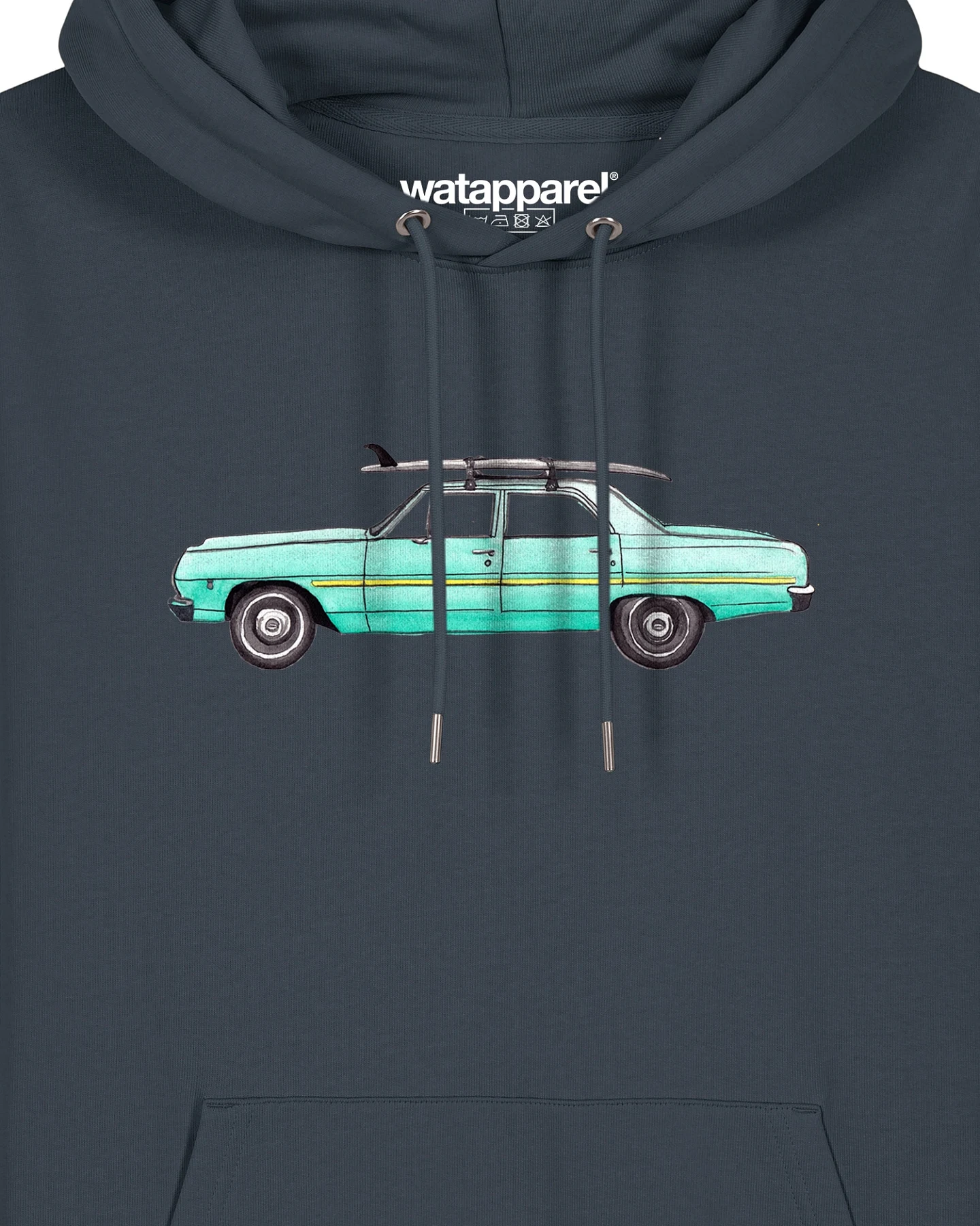 Watapparel Sweatshirt Surf Car – Ansicht 3
