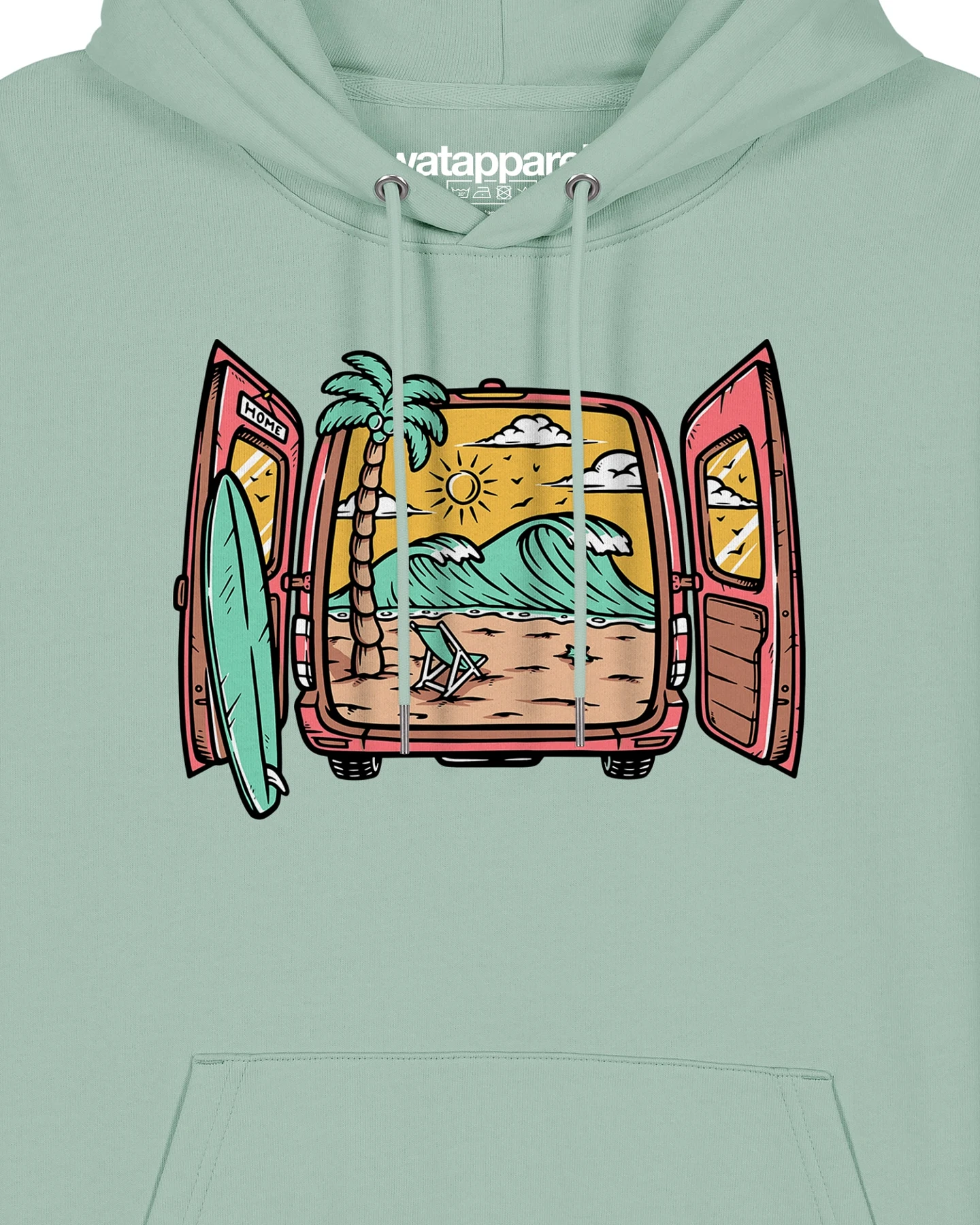 Watapparel Sweatshirt Surf And Beach – Ansicht 3